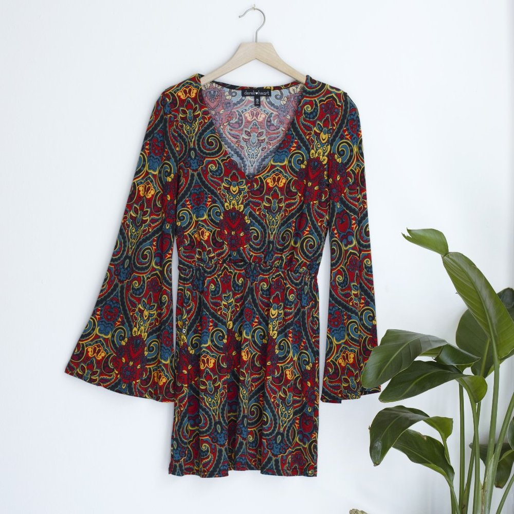 Vintage bell sleeve Dereck Heart Dress